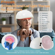 280 810nm Infrared Light Therapy PBM Brain Helmet forInsomnia Depression Anxiety