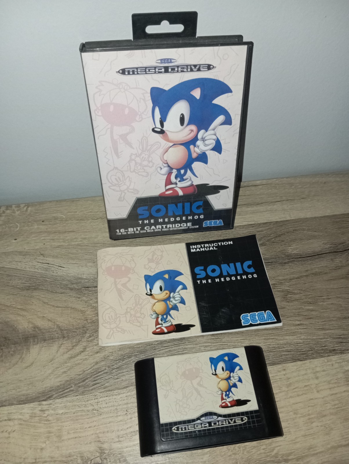 Sonic The Hedgehog Mégadrive Complet En Très Bon État