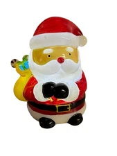 Holiday Time  Christmas Santa Claus Table Top Light Up 7"