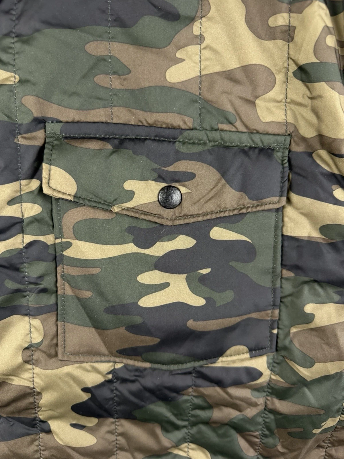 NWT Target Mens Camo Jacket Good fellow XL Green Camouflage Wind Resistant image 9