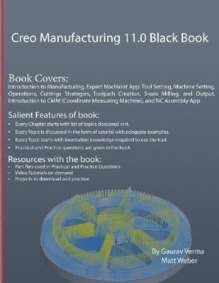 Gaurav Verma Ma Creo Manufacturing 11.0 Black Book (E (Taschenbuch) (US IMPORT)