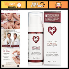 Medical Grade Silicone Scar Gel - Treatment for Keloid, Acne, Burns, C-Section