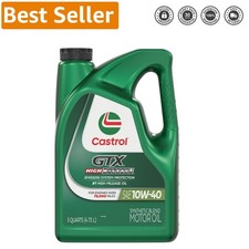 Synthetic Blend Motor Oil 5 Quarts - GTX 10W-40 for Vehicles Over 75,000 Miles 38.39 per gallon