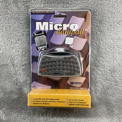 Vintage Micro Datapad Micro Innovations TKB170CQ Mini Keyboard iPAQ PDA New