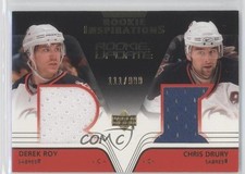 2003-04 Upper Deck Rookie Update 111/999 Derek Roy Chris Drury #173 0c3