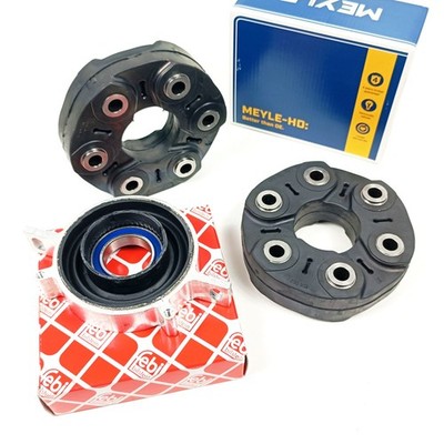 2x MEYLE HD Hardyscheibe mit FEBI Mittellager für BMW 5er F10 F11 520d