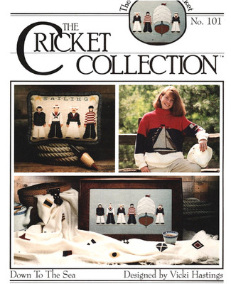 Cricket Collection DOWN TO THE SEA 2 + 26 Cross Stitch Charts Leaflet mariners