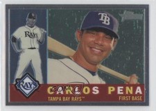 2009 Topps Heritage Chrome 376/1960 Carlos Pena #C13 1t1