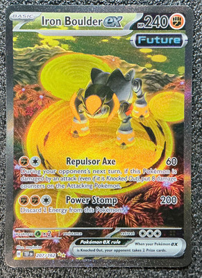 Iron Boulder ex - 207/162 Holo - SV05: Temporal Forces (TEF)