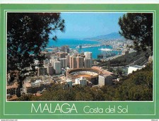 Postcard - Spain - Spain - Spain - Andalucia - Malaga - Plaza de Toros y puerto