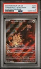 2025 Pokemon Destined Rivals Team Rocket's Meowth Illustration Rare #203 PSA 9