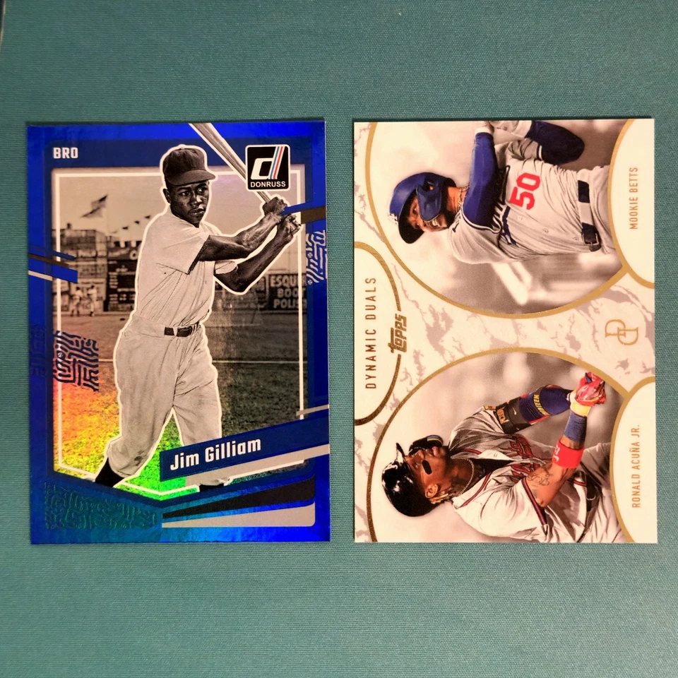Lote de 17 cartas de los Dodgers de Los Ángeles - Novatos, Paralelos, Insertos Foto 2 de 4