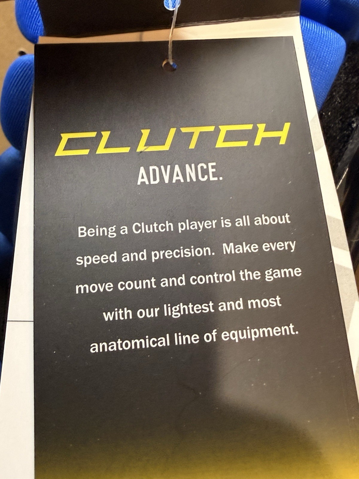 Brine Clutch Advance Lacrosse Arm Guards Medium Royal Blue New with Tags