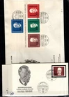 // GERMANY 1968 - 5 FDC - ADENAUER - CHURCHILL
