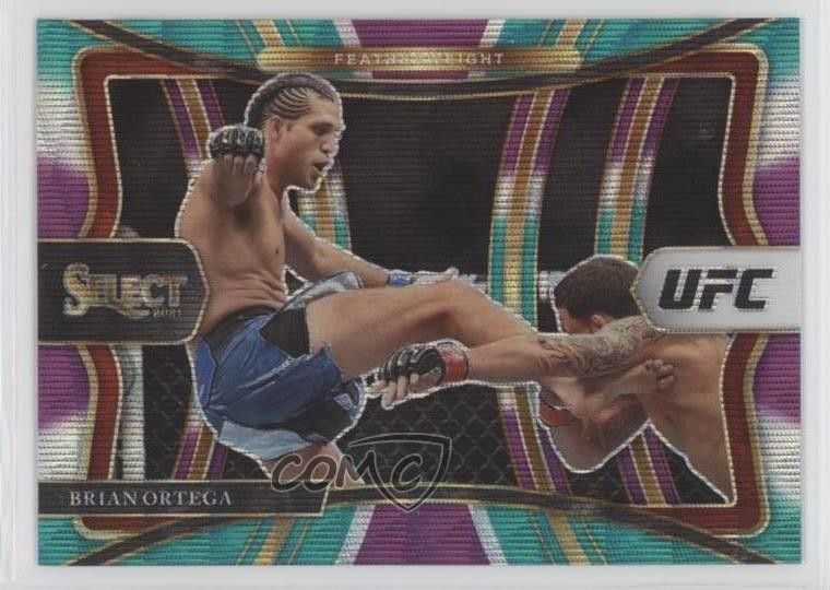 2021 Panini Select UFC Premier Level Tri-Color Prizm Brian Ortega #173 1b8
