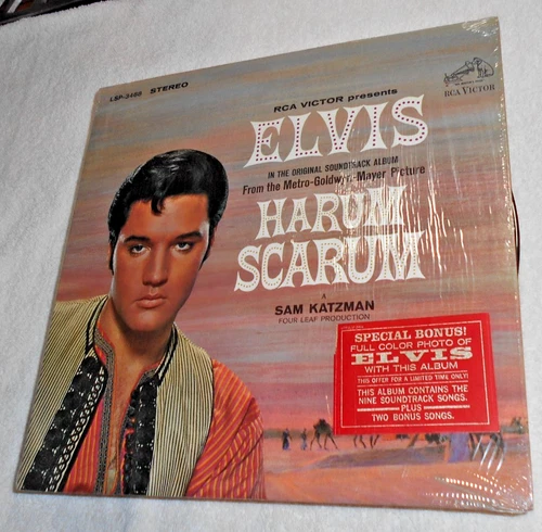 Elvis, Harum Scarum Original Soundtrack, LP, #LSP-3468, 1966