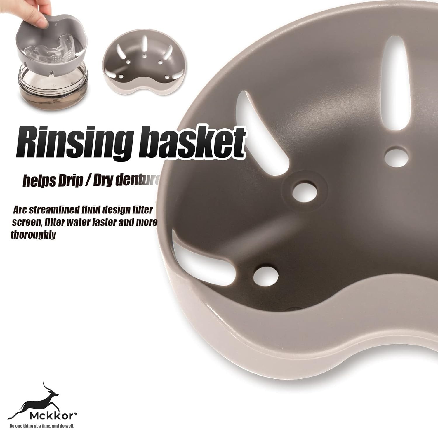 Denture Case, Definitely No-Leak Portable Retainer Case Denture Bath Box for Tra