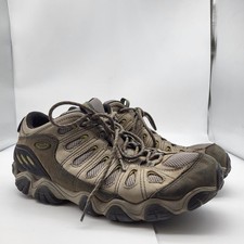 Oboz Sawtooth Sz 12 mens hiking shoes lace up brown leather Camp outdoor