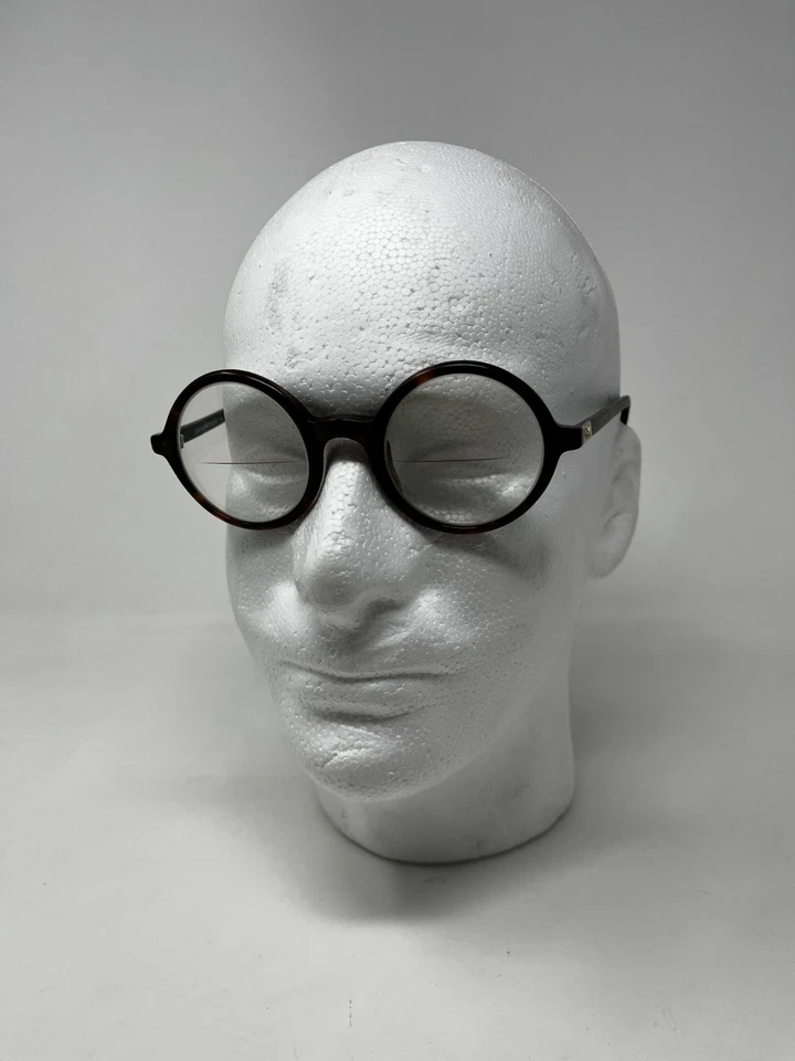 Giorgio Armani eyeglasses frames Vtg 90s Round Panto Tortoise Brown M/538 Italy - Image 2 of 4