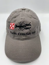 Crawfish Bait Logo Brown Adult Adjustable Baseball Hat Cap One Size