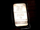 NATIONAL REFINERS CANADA VINTAGE SILVER BAR .999+ FINE 1 TROY OZ COLLECTORS BAR