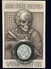 1/10th oz Fine Silver Round Tactical Skeleton .999 Silver Coin Capsule C1 🔥🔥🔥