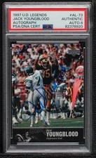 1997 Upper Deck NFL Legends Jack Youngblood #AL-73 PSA Authentic Auto HOF 1q7