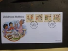 SINGAPORE 2024 Childhood Hobbies Set 4 Stamps First Day Cover