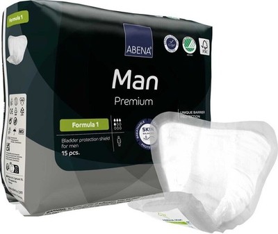ABENA Man Premium formula 1 Einlagen, 15 St PZN 18007511