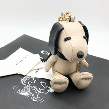 COACH x PEANUTS Collaboration Snoopy Bag Charm CBH29 B4L38/Unused