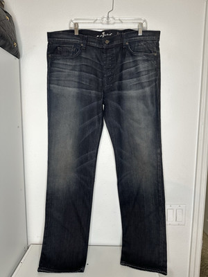 Men s For All Mankind Floyd 7 Jeans Size 40/33 Dark Wash 