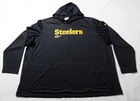 Pittsburgh Steelers Men's Big & Tall Pure Fury Hoodie EH6 Black Size 4XL NWT