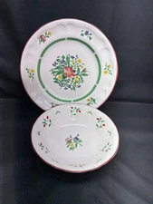 International China "ROSALYNN" Japan ~ 2 Piece Serving Set: Chop Plate, Bowl