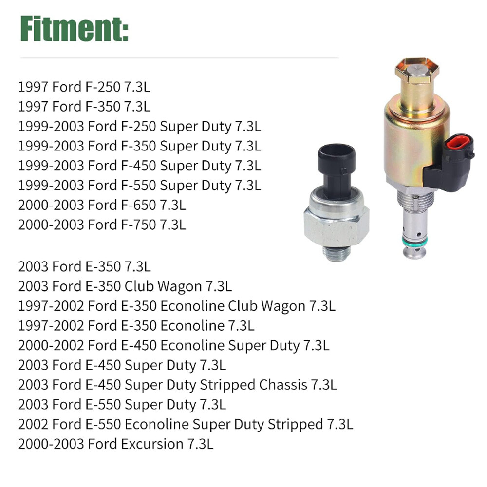 F81Z9C968AB For 7.3 Powerstroke Ford F250 F35 IPR Valve W/ Icp - Foto 8