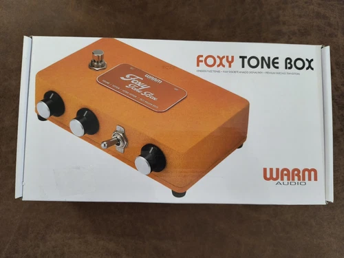 Warm Audio Foxy Tone Box Guitar Fuzz Distortion Pedal - WA-FTB