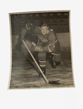 1942 NHL HOCKEY TYPE 1 PHOTO MURPH CHAMBERLAIN MONTREAL CANADIENS LEGEND AHL WHA