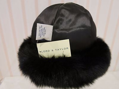 Lord & Taylor Black Fur Hat s-l400.jpg main image 2
