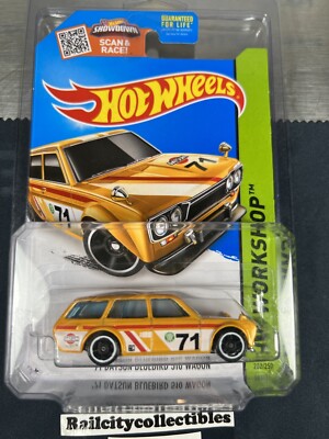 2015 Hot Wheels HW Workshop #202 '71 Datsun Bluebird 510 Wagon