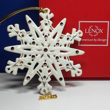 Lenox 2015 Annual Gemmed Snowflake Ornament