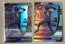 2020 Panini Prizm Draft Picks Sammy Infante  Snake Skin Auto /15 & Prizm Base