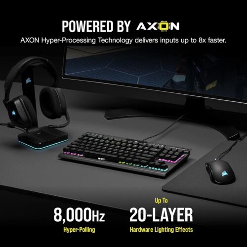 Corsair K70 RGB TKL CHAMPION SERIE schlüssellos optisch-mechanisch - Bild 4 von 9