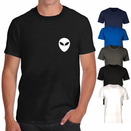 MAGLIETTA UOMO COTONE ALIEN ALIENO SPACE NASA SPACE TECNO GABBER T-SHIRT  FASHION | eBay