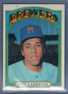1972 Topps #12 Jose Cardenal (a) EX-MT  GO544