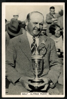 Tabakkarte, Seniorendienst, Sportveranstaltungen & Stars, 1935, Alfred Perry, Golf, #18