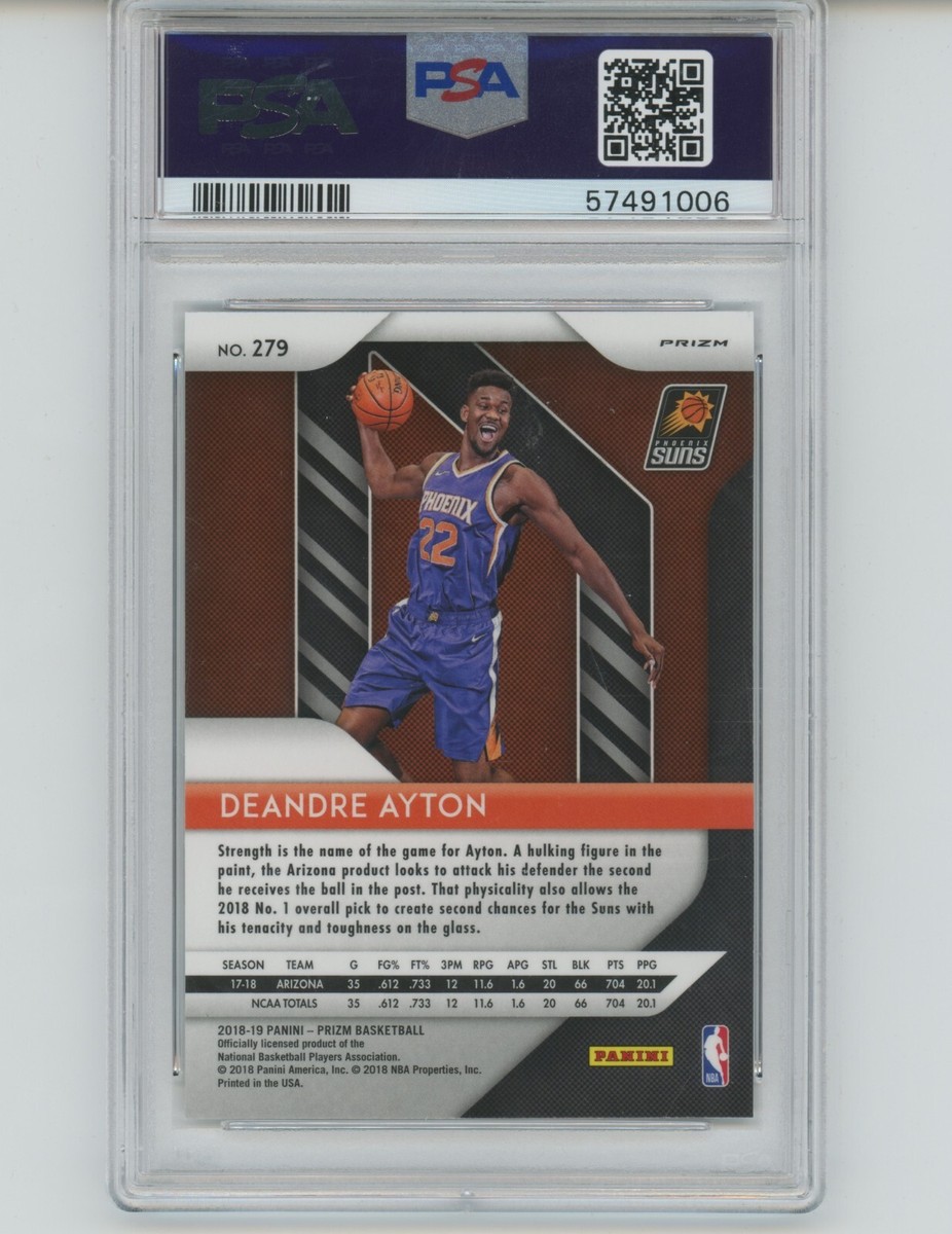 DEANDRE AYTON 2018 RED WHITE BLUE PRIZM RC #279 PSA 10 | eBay