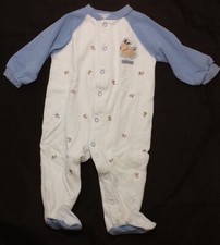 Carter's Baby Boy One Piece Footed Sleep and Play Size 9 Months