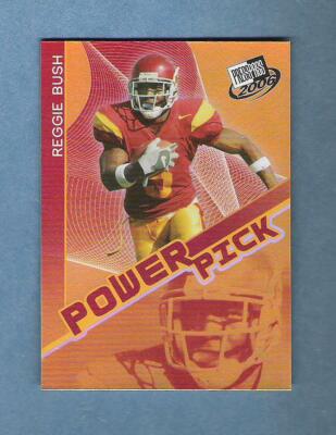 REGGIE BUSH 2006 Press Pass Power Pick Rc #46 New Orleans Saints