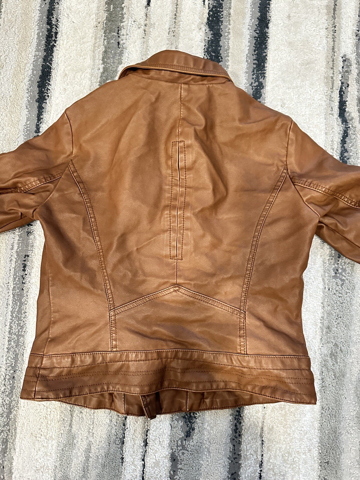 Universal Thread Jacket Womens Small Brown Faux L… - image 8