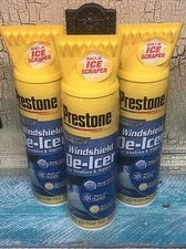 Lot Of 3 Prestone Windshield De-icer Good Down To 88 Below Zero 17 Oz Cans