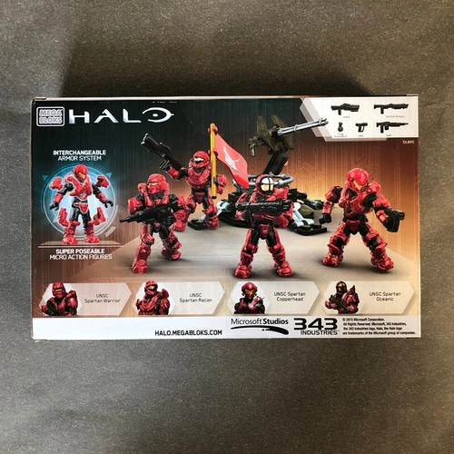 Mega Bloks Construx Halo DLB95 UNSC Fireteam Stingray *Factory New Sealed* Spielzeug - Bild 2 von 2